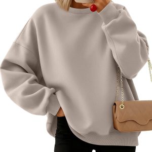Sweatshirts for Women Hoodies Oversized Crewneck Tops Sweaters Comfy Fall Winter Outfits Clothes 2025 Fashion